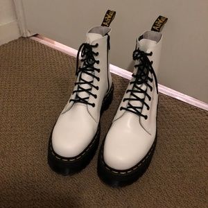 White Dr. Martens Jadon